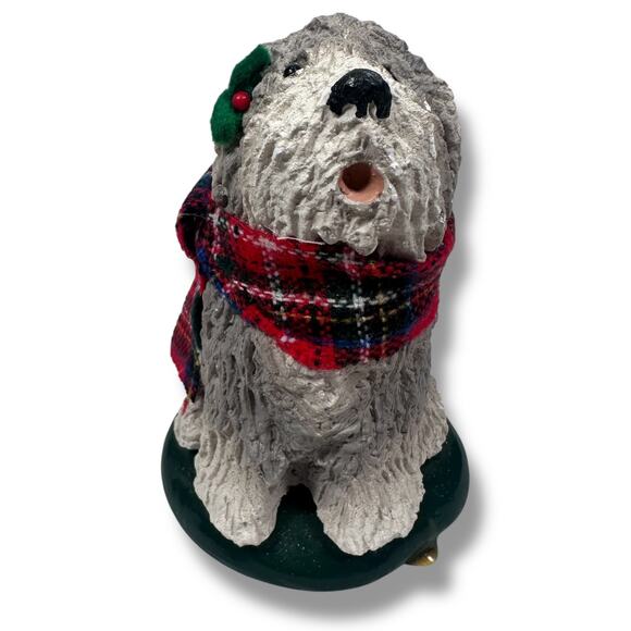 Vintage Byers Choice The Carolers Sheep Dog w/ Scarf Figurine Christmas 1987 Xm - Picture 1 of 10